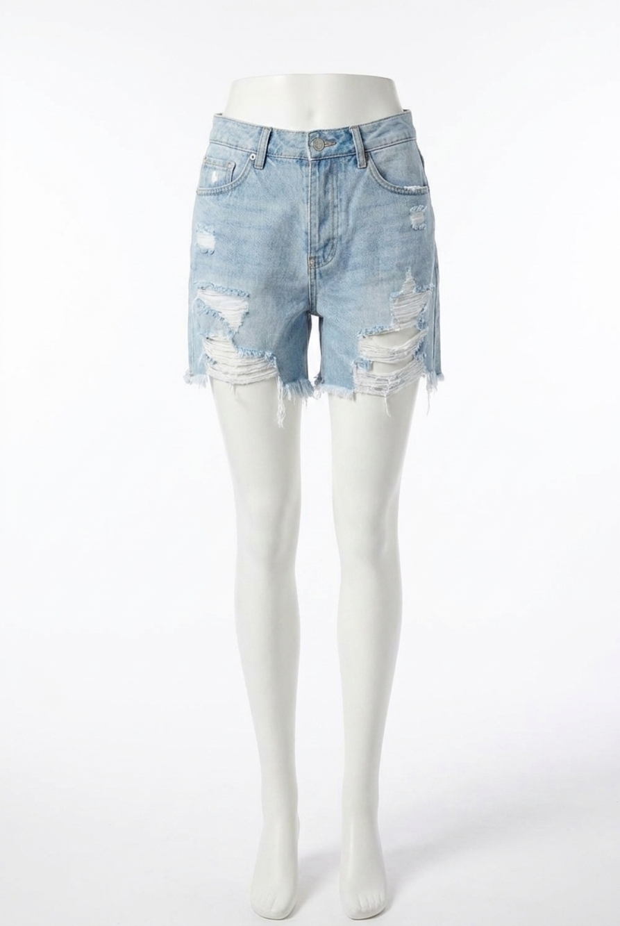 NEW AARON & AMBER bermuda shorts in vintage blue